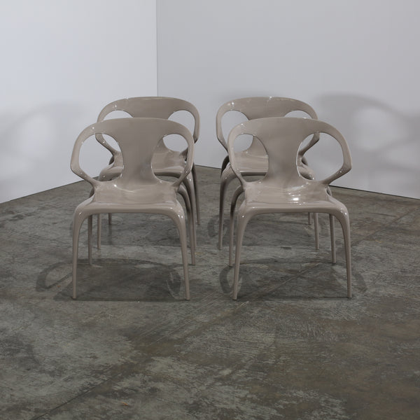 Roche Bobois Ava Dining Chairs, Set of Four