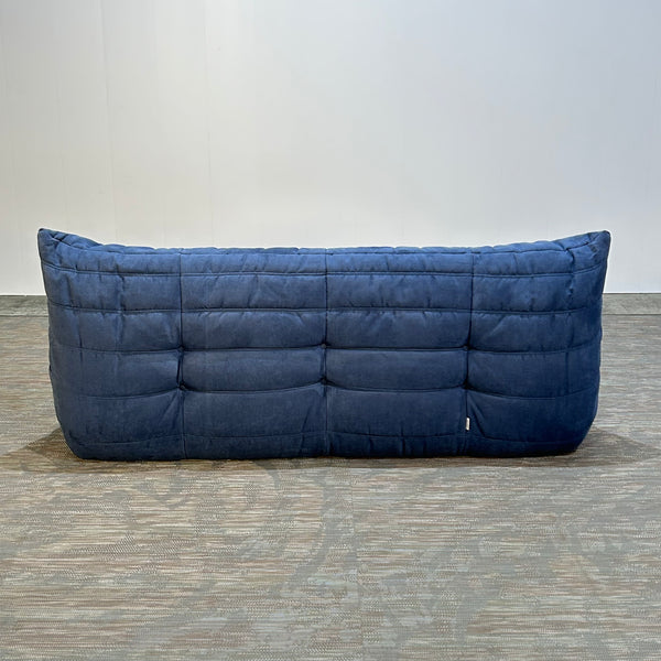 Ligne Roset by Michel Ducaroy Togo Blue Modular Sofa, Set of Three