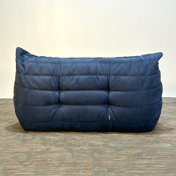 Ligne Roset by Michel Ducaroy Togo Blue Modular Sofa, Set of Three