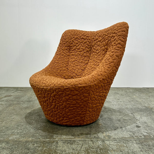 Ligne Roset Brown Anda Swivel Armchair by Pierre Paulin @ REHAUS