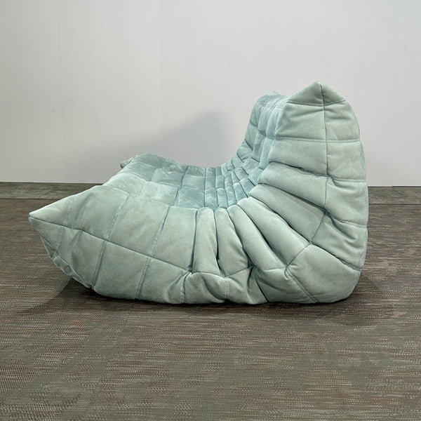 Ligne Roset Light Blue Modular Togo Sofa by Michel Ducaroy, Set of Three @ REHAUS