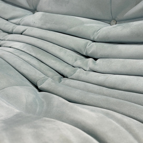 Ligne Roset Light Blue Modular Togo Sofa by Michel Ducaroy, Set of Three @ REHAUS