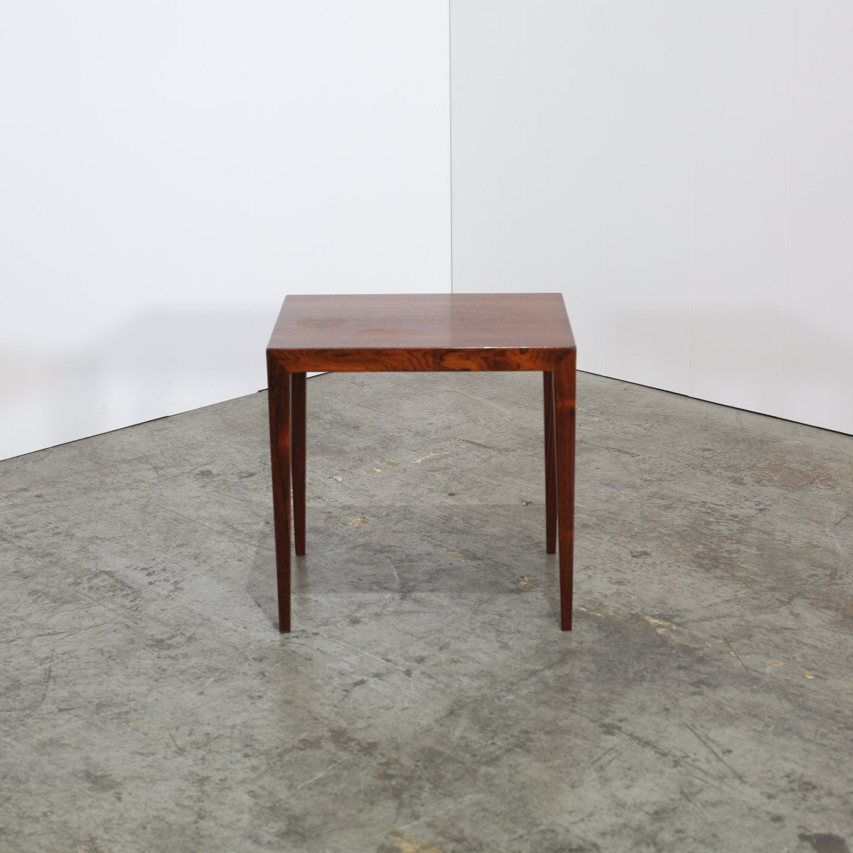 1960s Rosewood side table by Severin Hansen for Haslev Møbelsnedker @ REHAUS