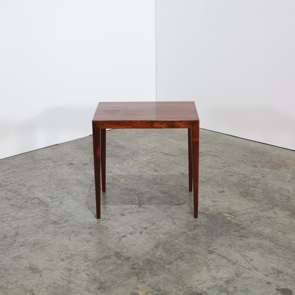 1960s Rosewood side table by Severin Hansen for Haslev Møbelsnedker @ REHAUS