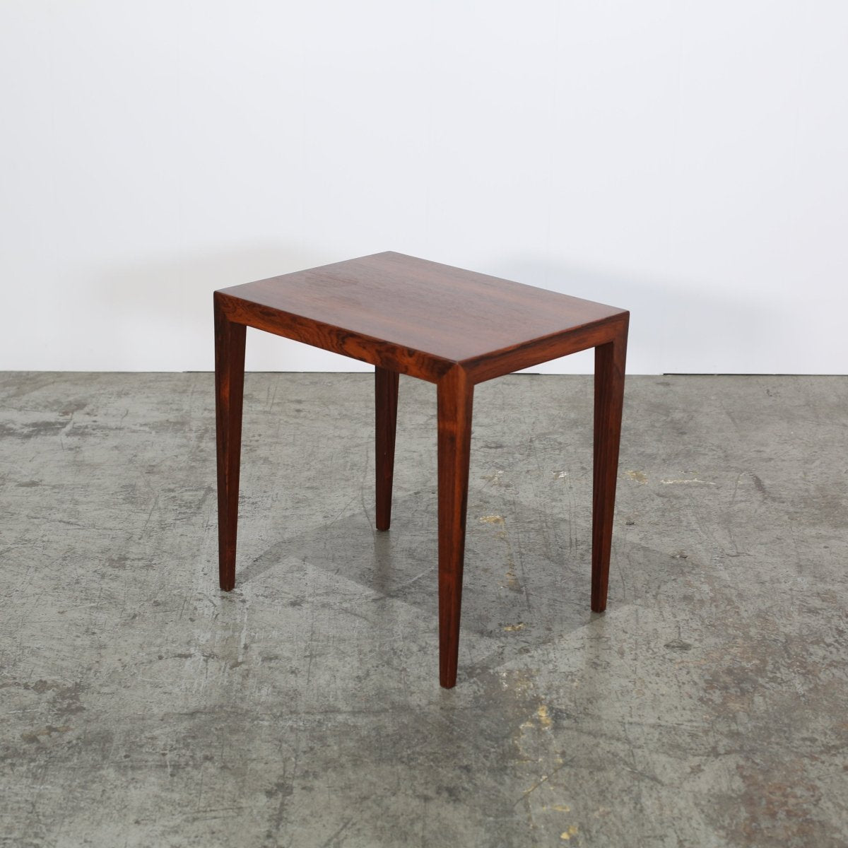 1960s Rosewood side table by Severin Hansen for Haslev Møbelsnedker @ REHAUS