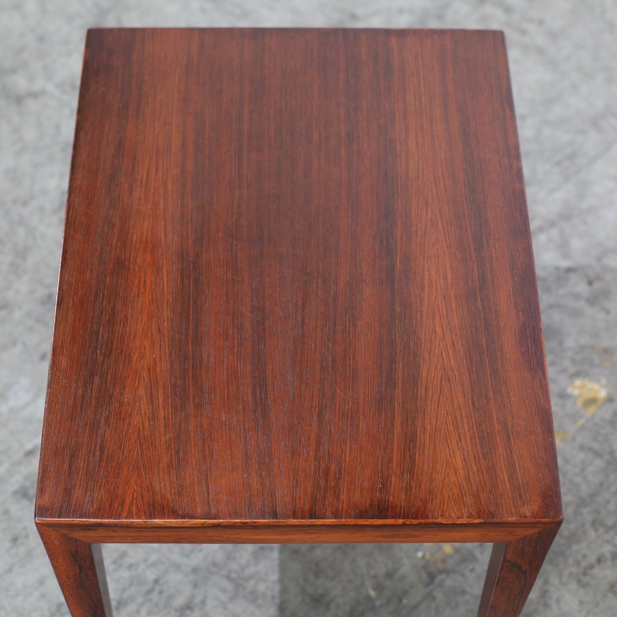 1960s Rosewood side table by Severin Hansen for Haslev Møbelsnedker @ REHAUS