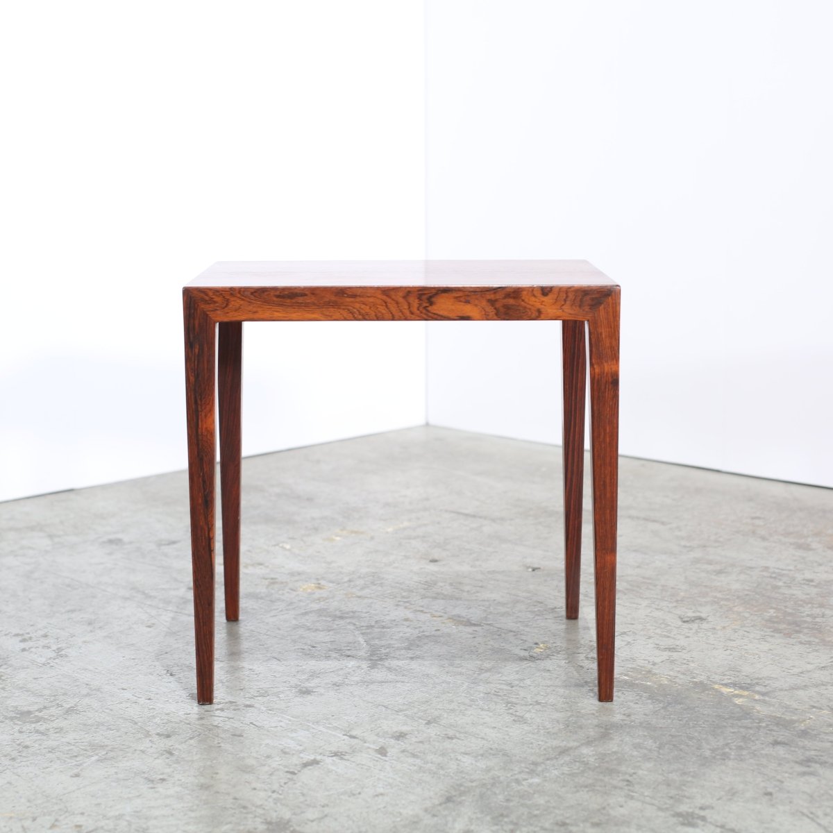 1960s Rosewood side table by Severin Hansen for Haslev Møbelsnedker @ REHAUS