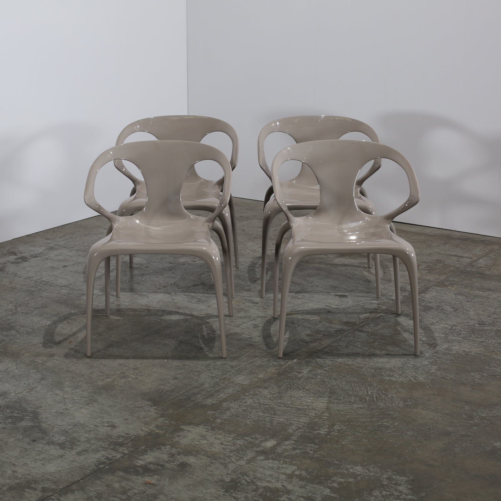 Roche Bobois Ava Dining Chairs, Set of Four