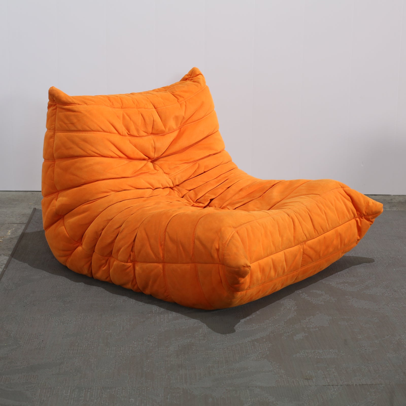 Ligne Roset Orange Togo Fireside Chair by Michel Ducaroy
