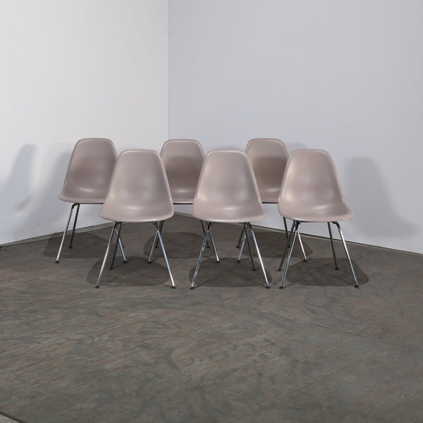 Vitra RE DSX Side Chairs by Eames, Set of Six