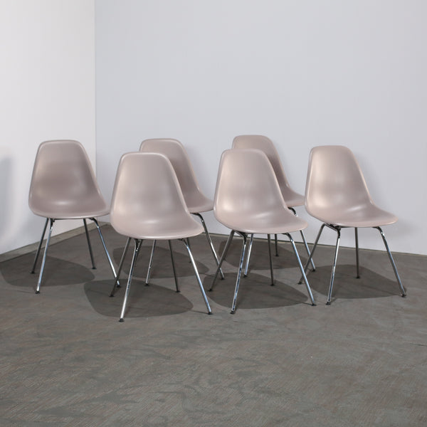 Vitra RE DSX Side Chairs by Eames, Set of Six