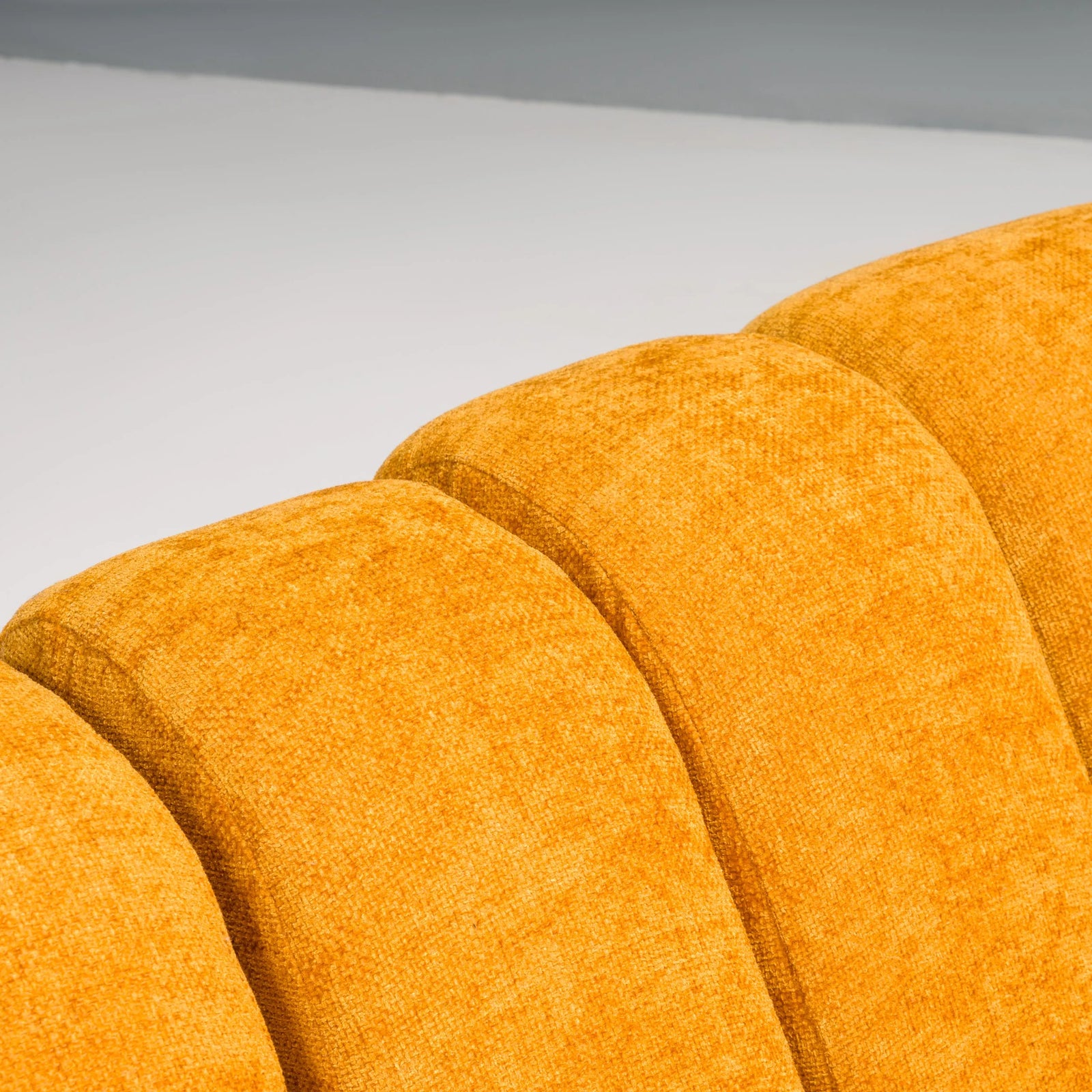 De Sede DS - 600 'Non - Stop' Snake Orange Fabric Infinity Sofa - REHAUS - U. Berger, Eleonora Peduzzi Riva, H. Ulrich and K. Vogt