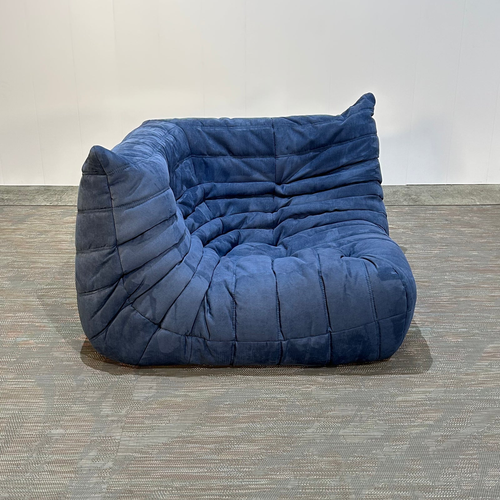 Ligne Roset by Michel Ducaroy Togo Blue Modular Sofa, Set of Three