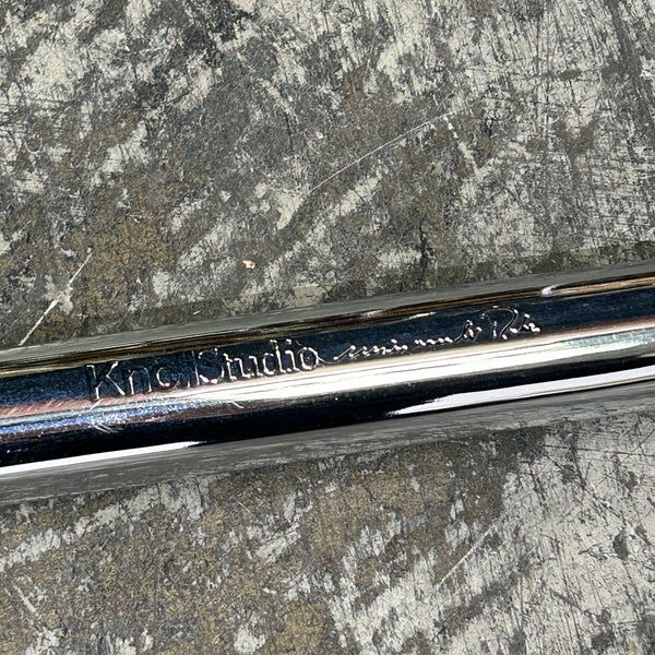 Knoll Leather Brno Tubular Brown Chair by Ludwig Mies van der Rohe, Set of Six