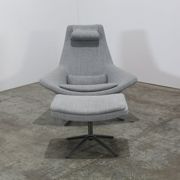 B&B Italia Metropolitan Armchair & Footstool @ REHAUS