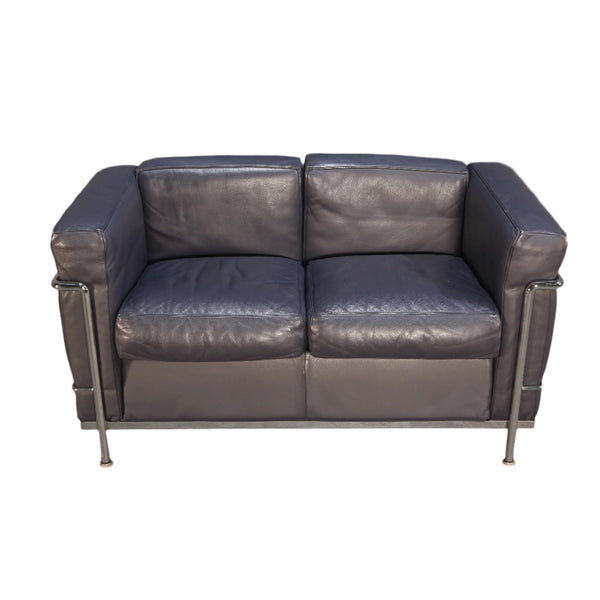 Cassina Two Seater Fauteuil Grand Confort Sofa by Le Corbusier