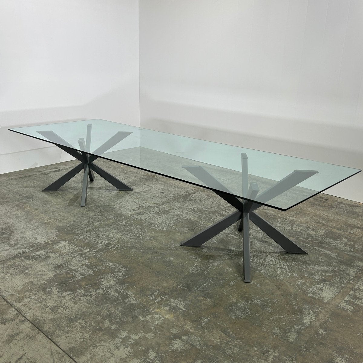 Cattelan Italia Custom Spyder Glass Dining Table @ REHAUS