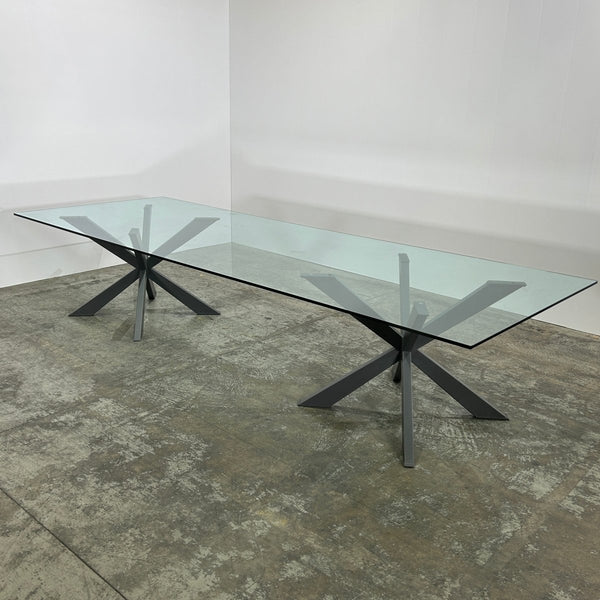 Cattelan Italia Custom Spyder Glass Dining Table @ REHAUS