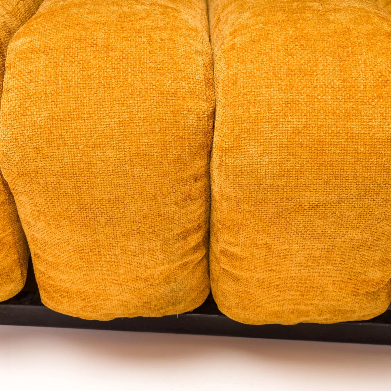 De Sede DS - 600 'Non - Stop' Snake Orange Fabric Infinity Sofa - REHAUS - U. Berger, Eleonora Peduzzi Riva, H. Ulrich and K. Vogt