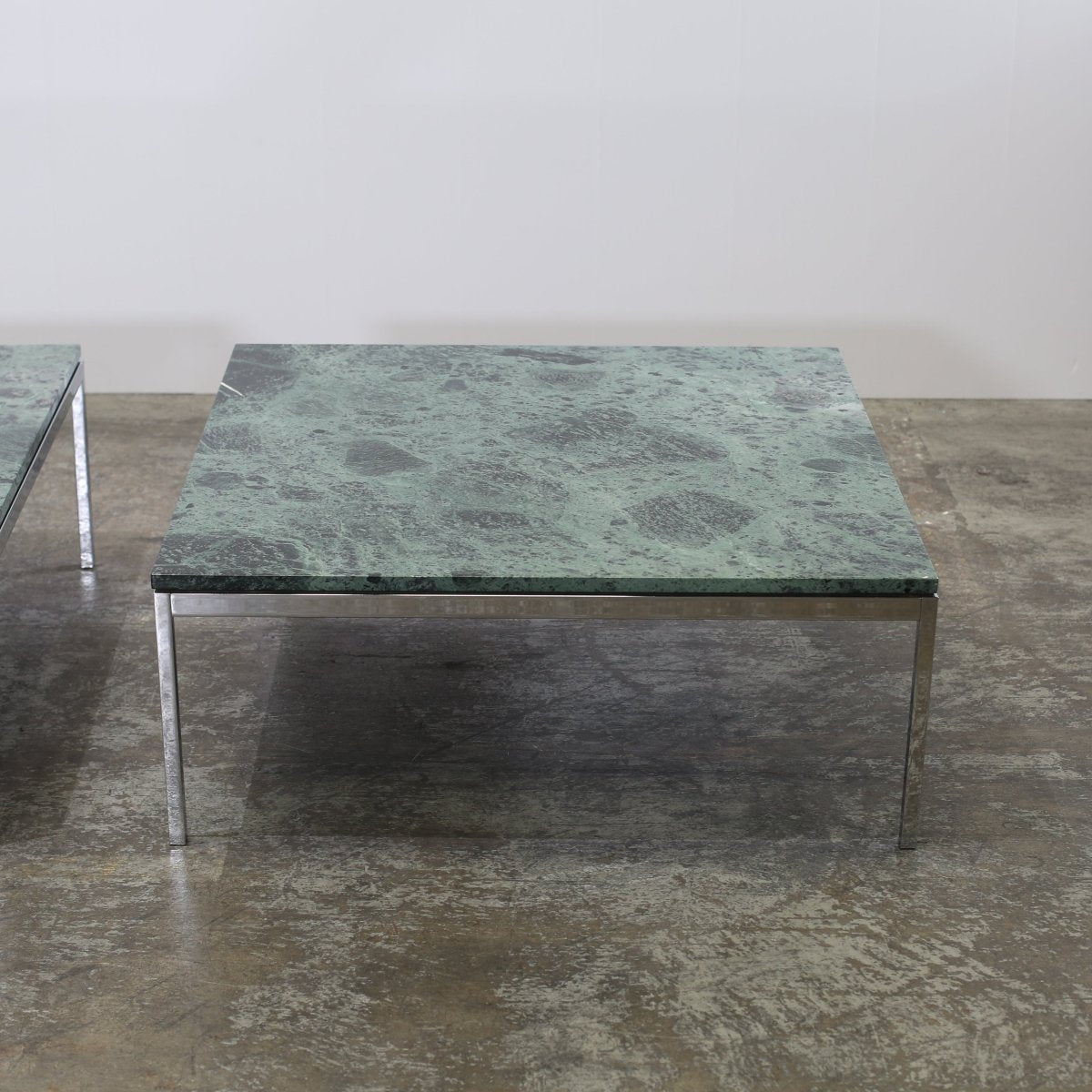Florence Knoll Coffee Table with Verde Alpi Marble Top @ REHAUS