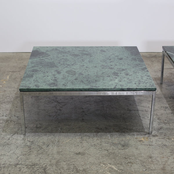 Florence Knoll Coffee Table with Verde Alpi Marble Top @ REHAUS