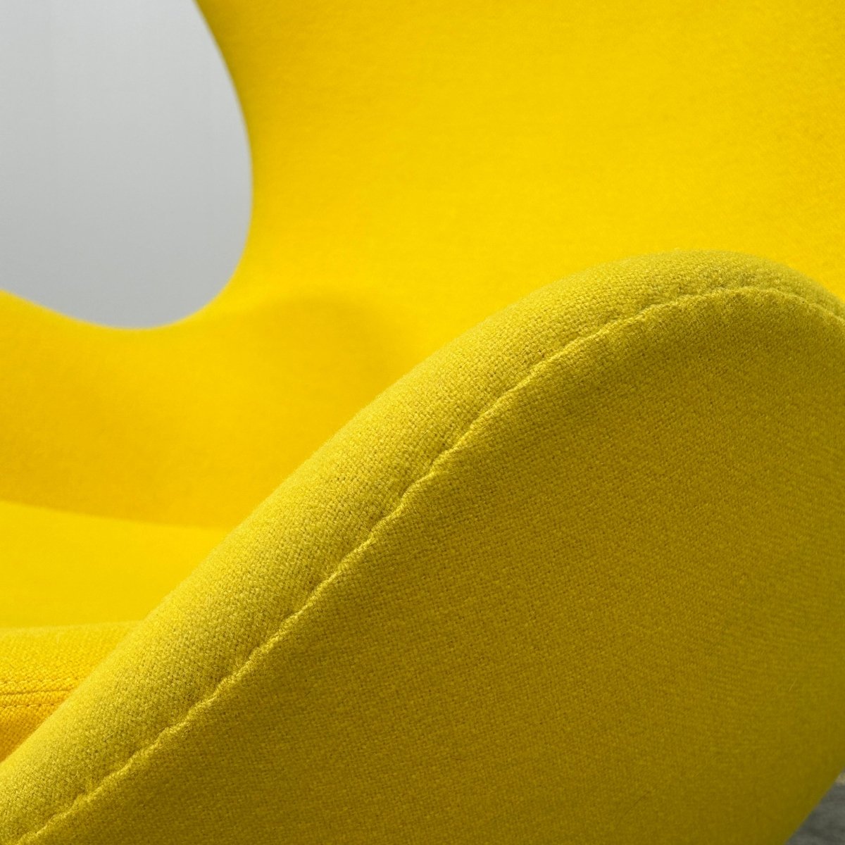 Fritz Hansen Yellow Egg Chair by Arne Jacobsen @ REHAUS