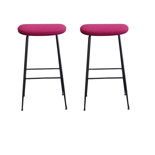 Gubi Beetle Bar Chair by GamFratesi Upholstered by Kvadrat, Set of Two