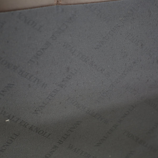 Knoll Brown Leather Fabricius Sofa @ REHAUS