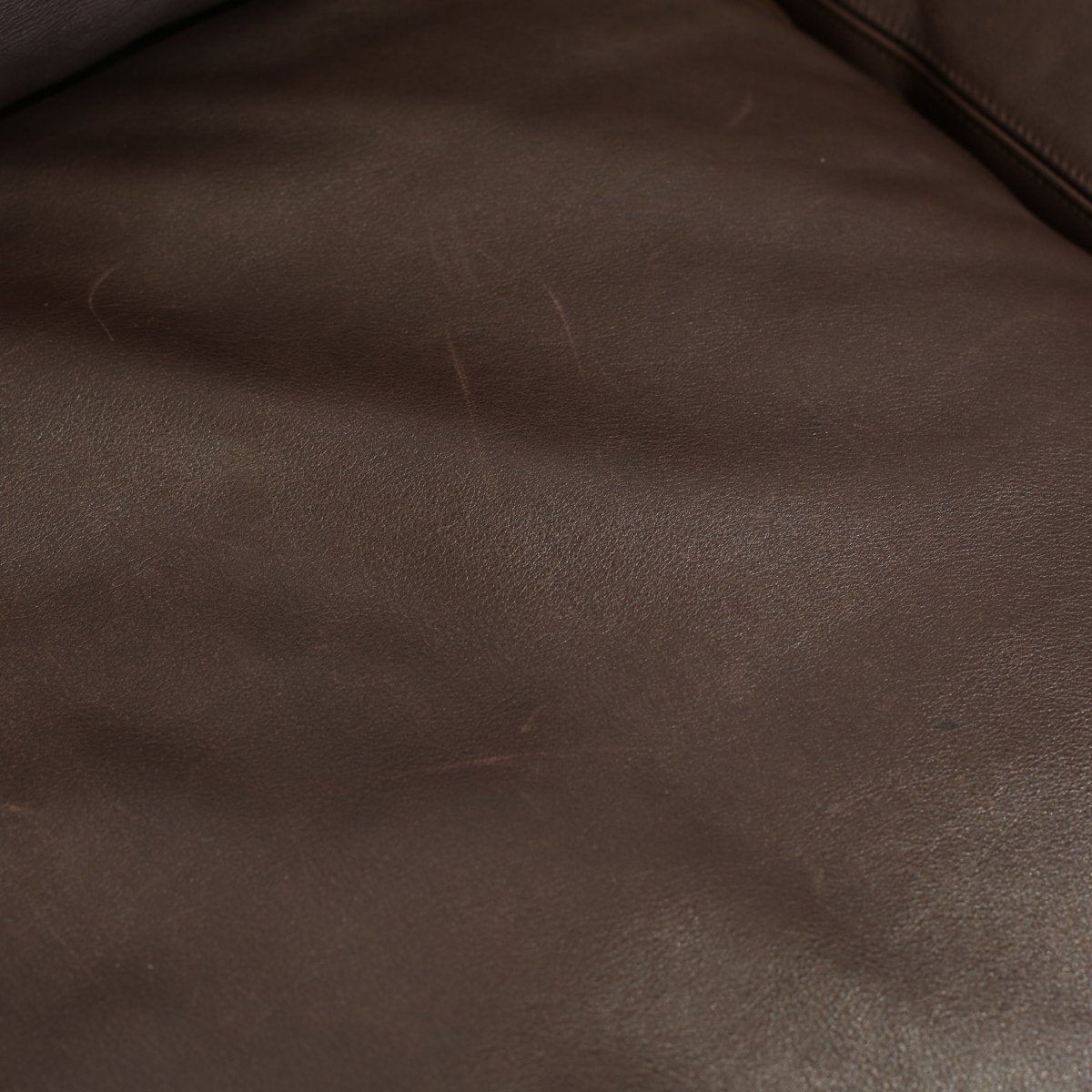 Knoll Brown Leather Fabricius Sofa @ REHAUS