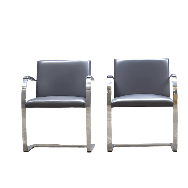 Knoll Dining Chair by Ludwig Mies van der Rohe, Set of Two