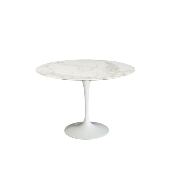 Knoll White Marble Tulip Table by Eero Saarinen