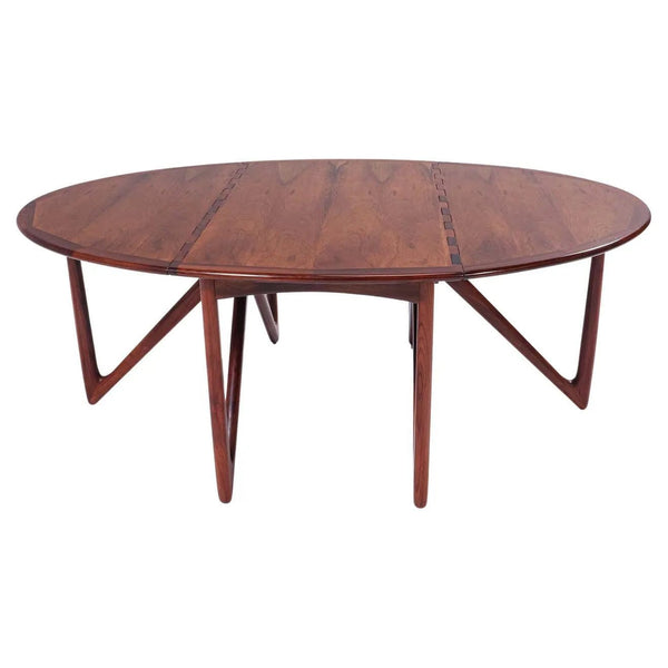 Kurt Østervig for Jason Möbler Rosewood Drop-Leaf Dining Table, 1960s