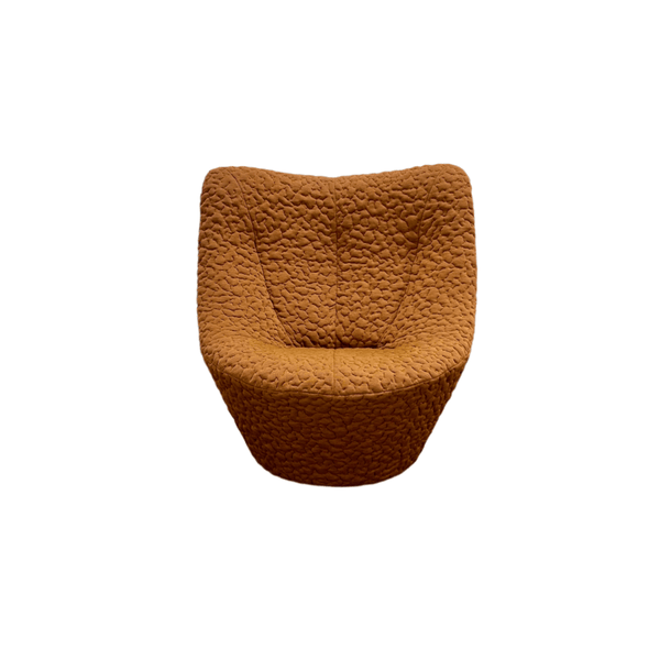 Ligne Roset Brown Anda Swivel Armchair by Pierre Paulin