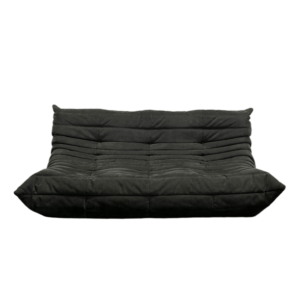 Ligne Roset Dark Grey Three Seater Togo by Michel Ducaroy