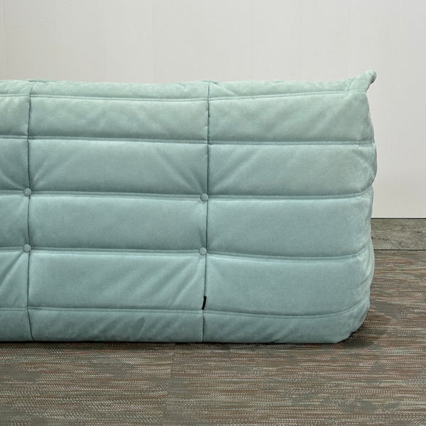 Ligne Roset Light Blue Modular Togo Sofa by Michel Ducaroy, Set of Three @ REHAUS