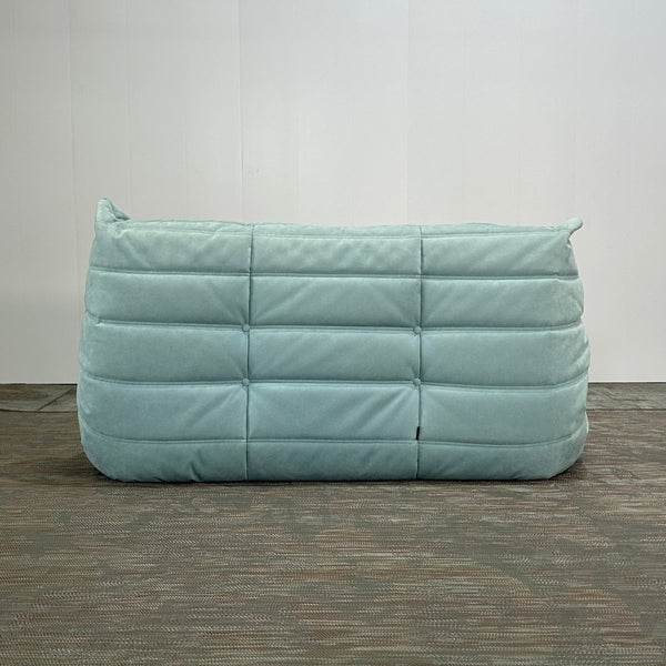 Ligne Roset Light Blue Modular Togo Sofa by Michel Ducaroy, Set of Three @ REHAUS