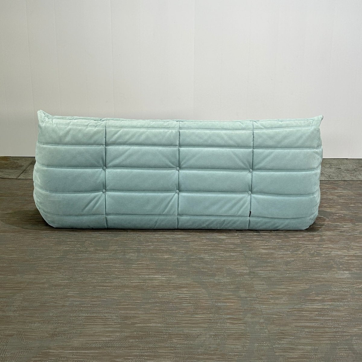 Ligne Roset Light Blue Modular Togo Sofa by Michel Ducaroy, Set of Three @ REHAUS