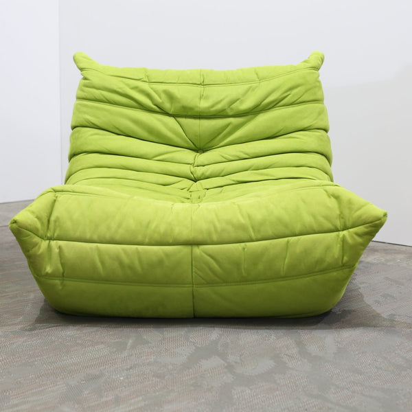 Ligne Roset Lime Green Togo Fireside Chair by Michel Ducaroy, Set of Two @ REHAUS