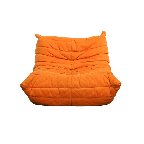 Ligne Roset Orange Togo Fireside Chair by Michel Ducaroy