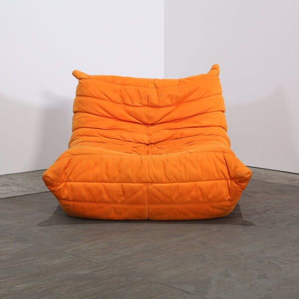 Ligne Roset Orange Togo Fireside Chair by Michel Ducaroy @ REHAUS