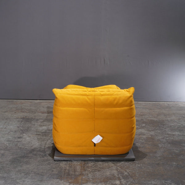 Ligne Roset Yellow Togo Armchair ( Armchair ONLY ) in Alcantara fabric by Michel Ducaroy @ REHAUS