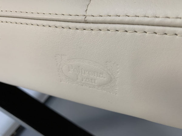 Poltrona Frau Aster X Dining Armchairs - In Ivory Pelle Frau Leather, Set of Eight @ REHAUS