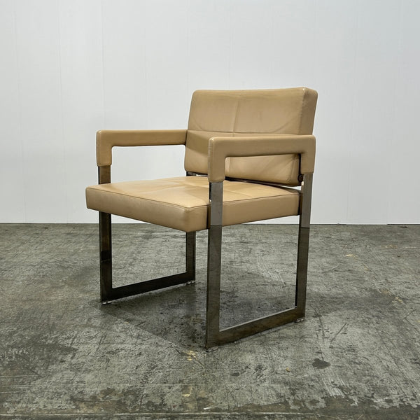 Poltrona Frau Aster X Leather Armchairs by Jean - Marie Massaud, Set of Eight @ REHAUS