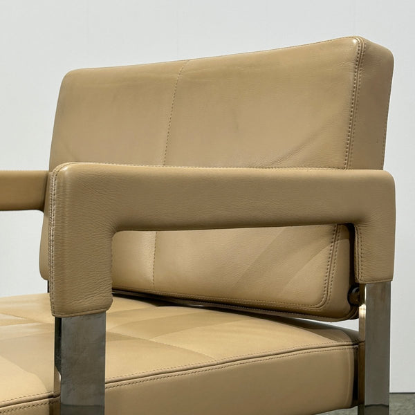 Poltrona Frau Aster X Leather Armchairs by Jean - Marie Massaud, Set of Eight @ REHAUS
