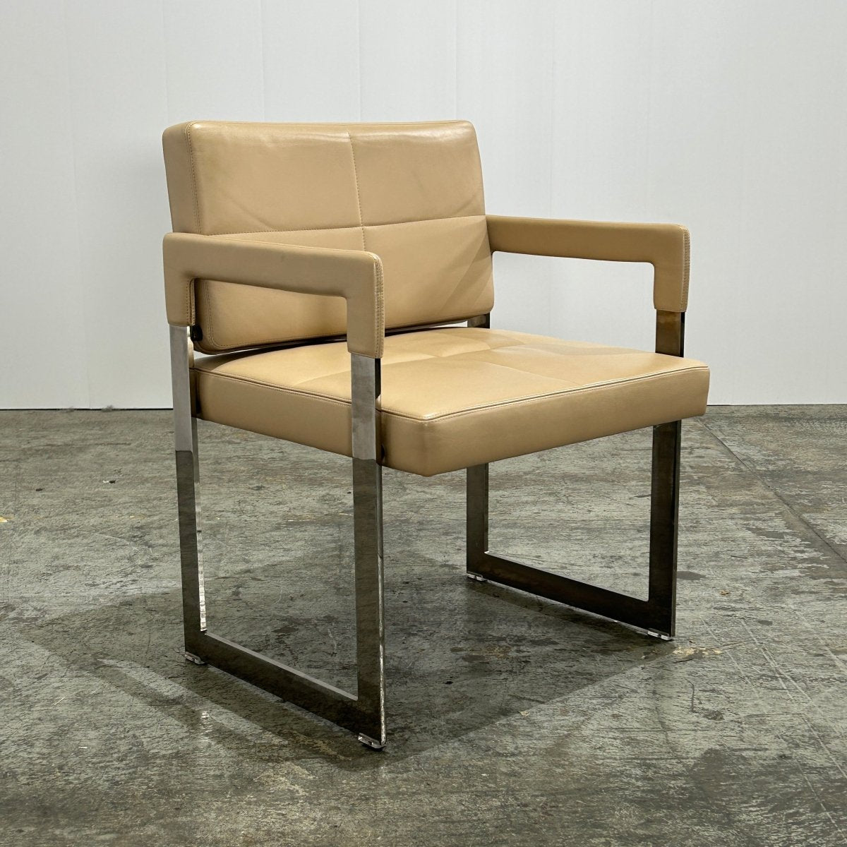 Poltrona Frau Aster X Leather Armchairs by Jean - Marie Massaud, Set of Eight @ REHAUS