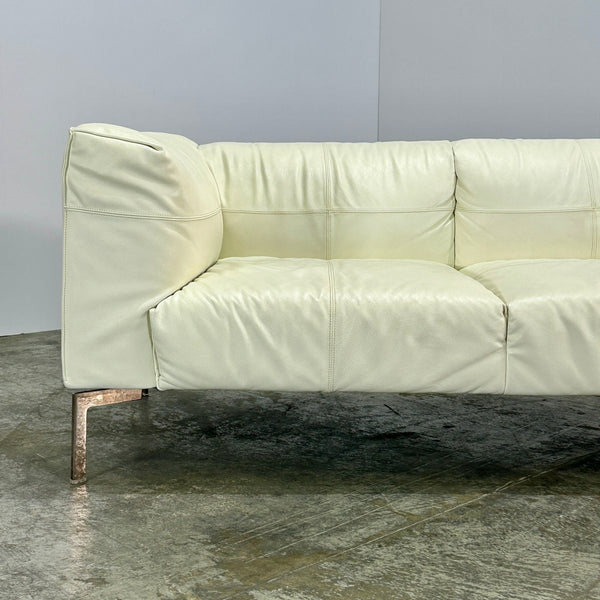 Poltrona Frau Bosfora Cream Two Seater Sofa @ REHAUS