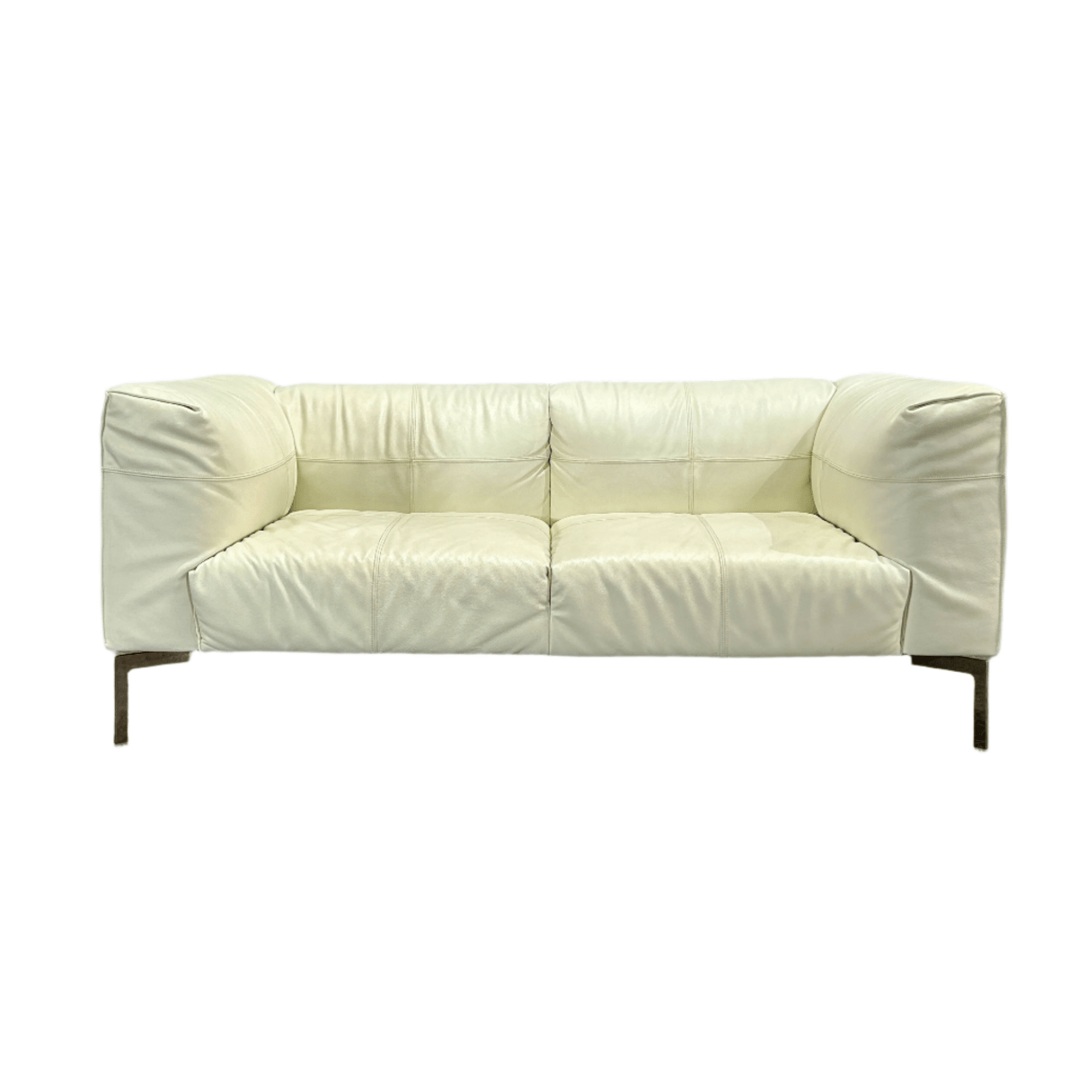 Poltrona Frau Bosfora Cream Two Seater Sofa @ REHAUS