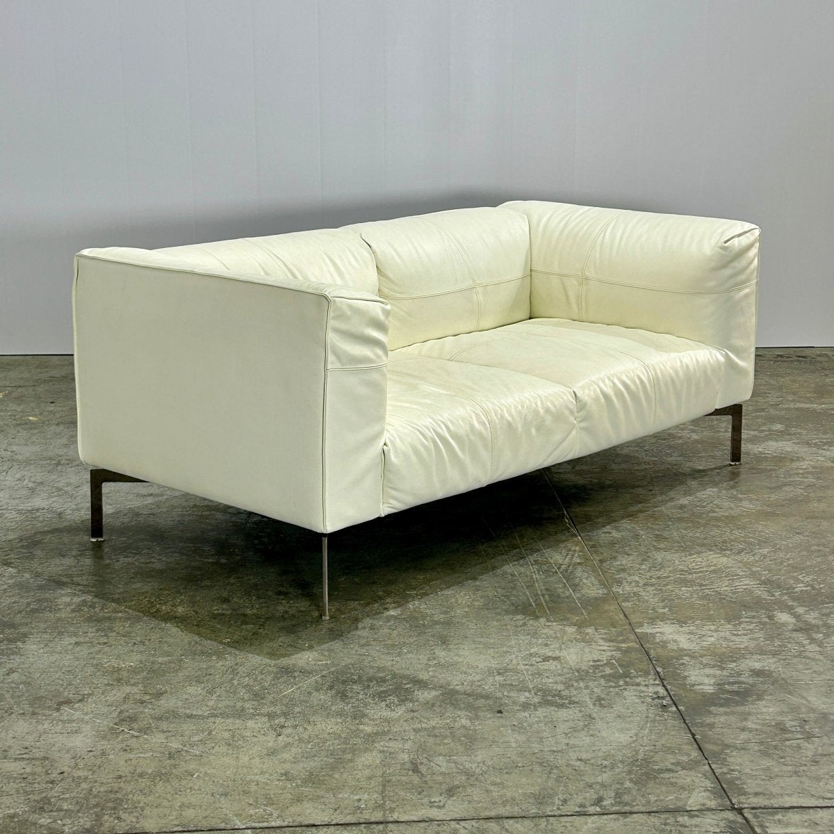 Poltrona Frau Bosfora Cream Two Seater Sofa @ REHAUS