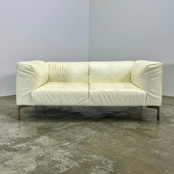 Poltrona Frau Bosfora Cream Two Seater Sofa @ REHAUS