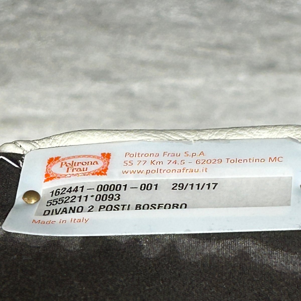 Poltrona Frau Bosfora Cream Two Seater Sofa @ REHAUS